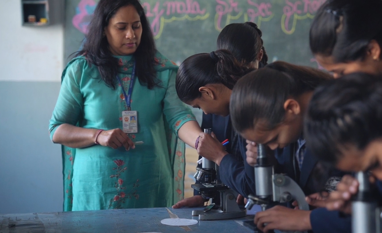 Biology lab in rajmala school